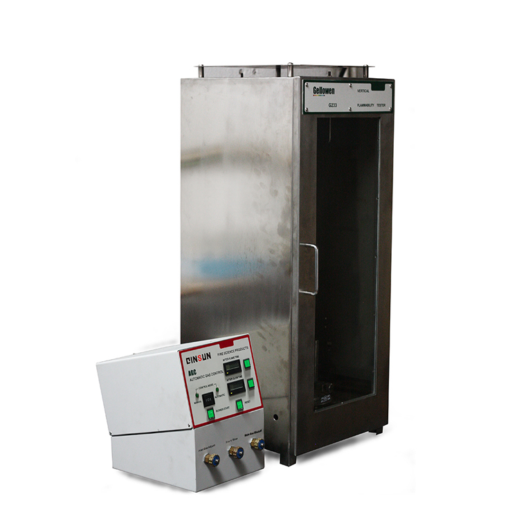 vertical flammability tester