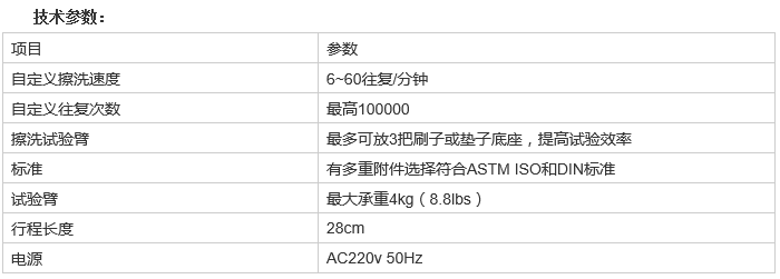 擦洗试验仪